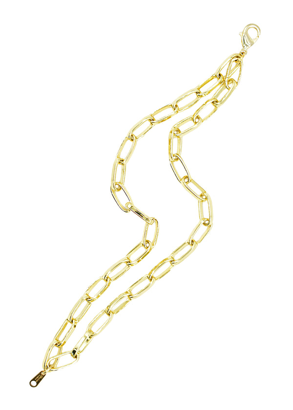 Angelina Double Chunky Chain Bracelet (Fresh)