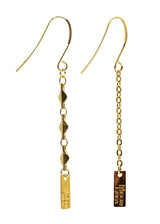 LIVEOUTLOUD ANYA TRIPLE LOGO EARRING & LIVEOUTLOUD CABLE LOGO EARRING