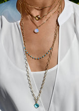 CELESTE ABBY DOUBLE CHOKER NECKLACE GREEN AMETHYST WHOLESALE 1