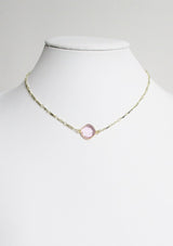 ANYA CELESTE NECKLACE ROSE PINK WHOLESALE 1