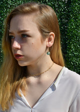 CECELIA SOLO AQUAMARINE EARRINGS WHOLESALE