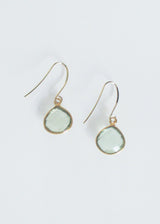 CECELIA SOLO GREEN AMETHYST EARRINGS WHOLESALE
