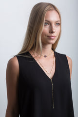 CELESTE KARA Y NECKLACE PURPLE IOLITE WHOLESALE 1