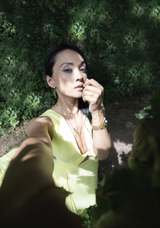 FairyTale Anya Jasper HIGH Y Necklace (Fresh)
