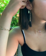 LIVEOUTLOUD ANYA TRIPLE LOGO EARRING & LIVEOUTLOUD LOGO SOLO EARRING