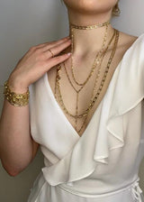 Jasper Double Chunky Chain Bracelet (Fresh)