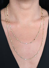 SL KARA DOUBLE TIERED MID LENGTH NECKLACE