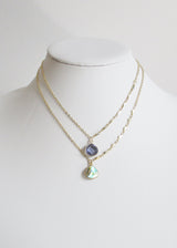 LIVEOUTLOUD ANYA CABLE PURPLE IOLITE NECKLACE WHOLESALE 1
