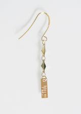 LIVEOUTLOUD ARIANNA DOUBLE LOGO EARRINGS WHOLESALE