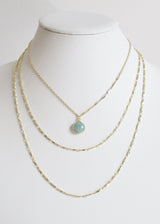 SL ANYA DOUBLE TIERED MID LENGTH NECKLACE