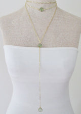 CECELIA Y NECKLACE WHITE OPAL WHOLESALE 1