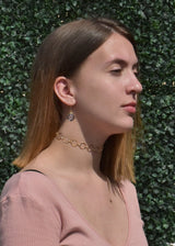 CELESTE SOLO PURPLE IOLITE EARRINGS WHOLESALE