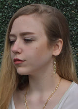 LIVEOUTLOUD ARIANNA TRIANGLE EARRING
