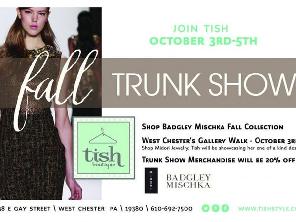 MIDORI LINEA Trunk Show Event at Tish Boutique