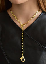 Evolve Jasper Double Big Lock Necklace (Fresh)