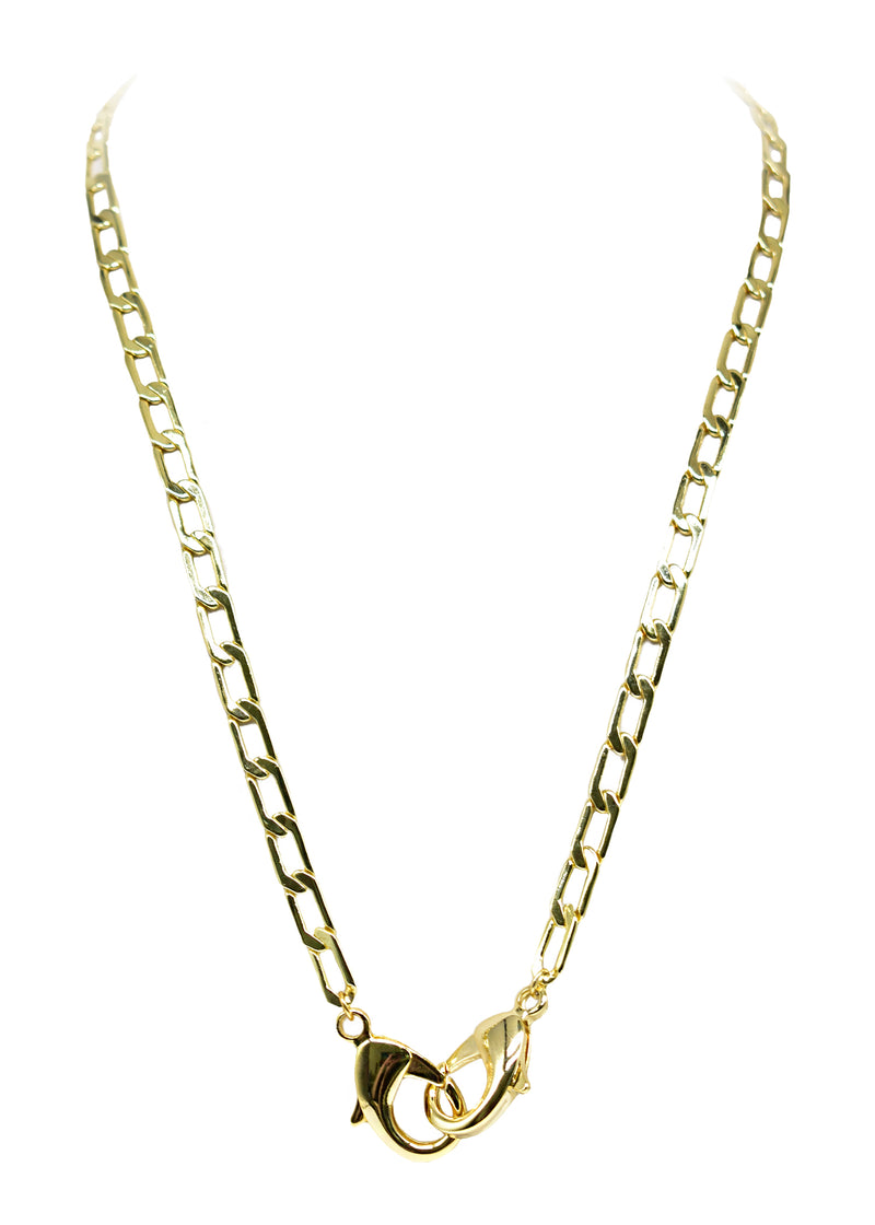 Evolve Jasper Double Big Lock Necklace (Fresh)