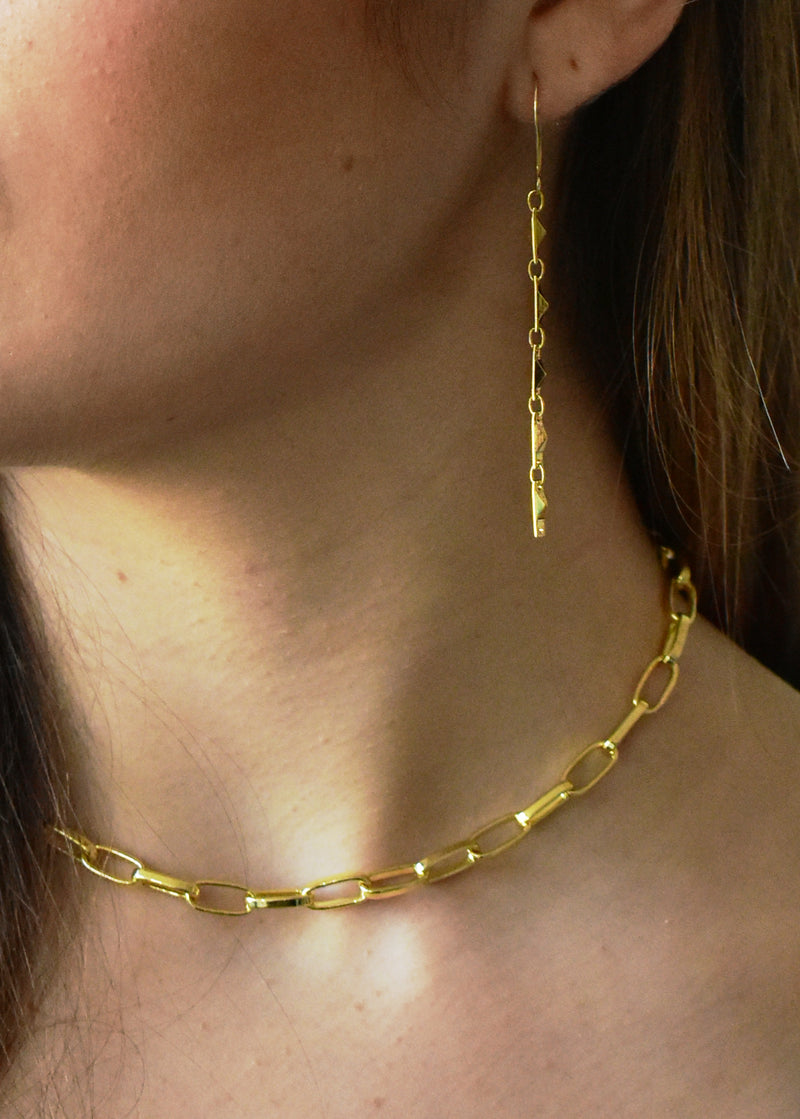 Evolve Arianna Chain Earring Long (Fresh)