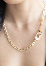 Evolve Jasper Double Big Lock Necklace (Fresh)