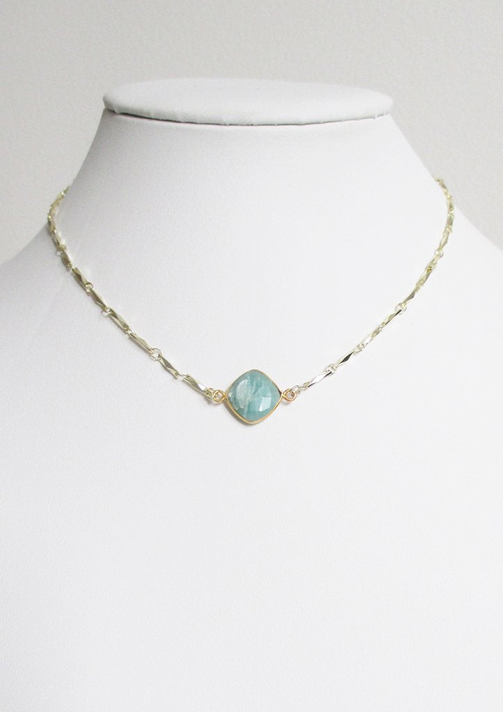 ANYA CELESTE NECKLACE AMAZONITE WHOLESALE 1