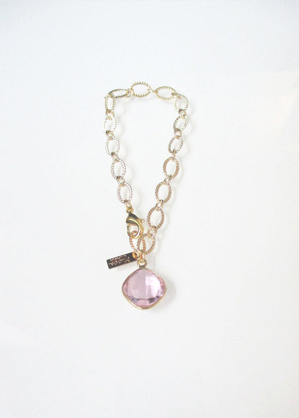 CLASSIC CABLE CELESTE BRACELET ROSE PINK WHOLESALE 1