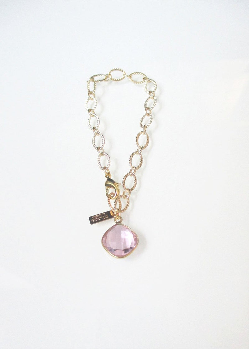CLASSIC CABLE CELESTE BRACELET ROSE PINK WHOLESALE 1