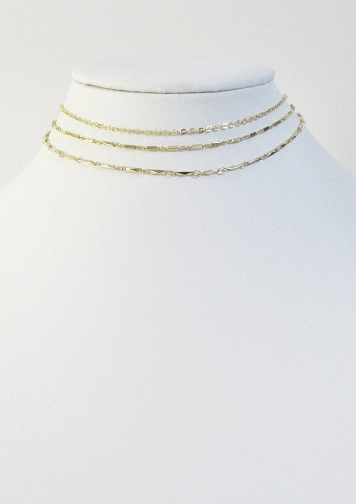 CABLE CHOKER NECKLACE WHOLESALE 1