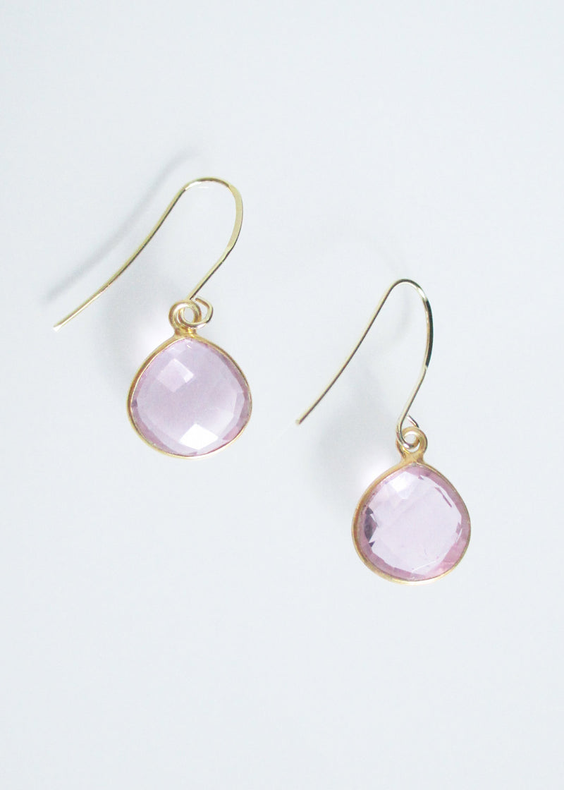 CECELIA SOLO ROSE PINK EARRINGS WHOLESALE