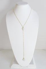 CECELIA Y NECKLACE WHITE OPAL WHOLESALE 1