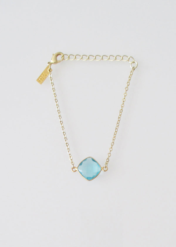 CELESTE BRACELET AQUAMARINE WHOLESALE 1