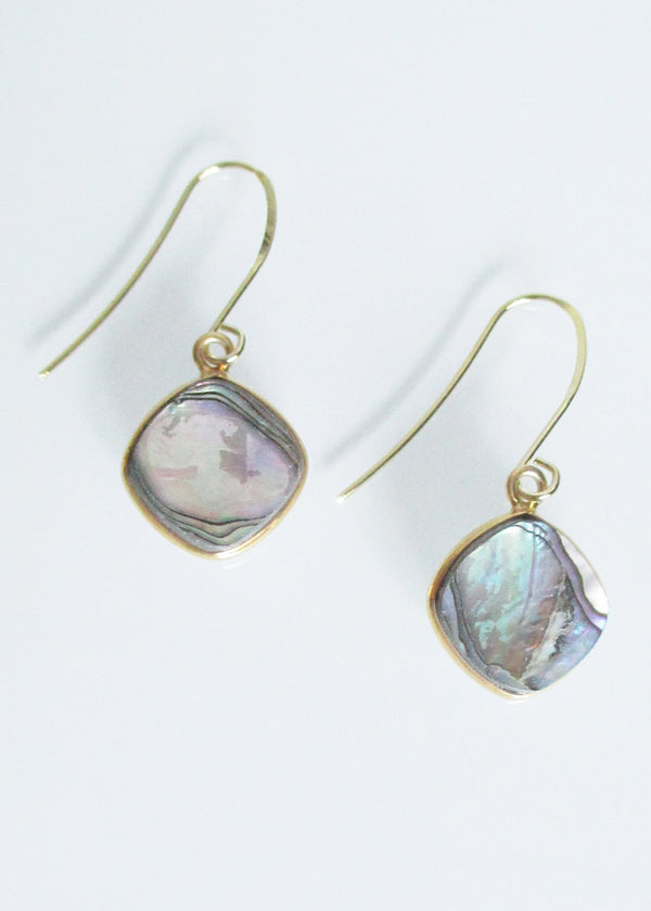 CELESTE SOLO ABALONE SHELL EARRINGS WHOLESALE