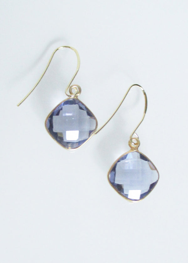 CELESTE SOLO PURPLE IOLITE EARRINGS WHOLESALE