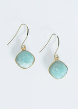 CELESTE SOLO AMAZONITE EARRINGS WHOLESALE