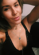 CECELIA Y NECKLACE WHITE OPAL WHOLESALE 1