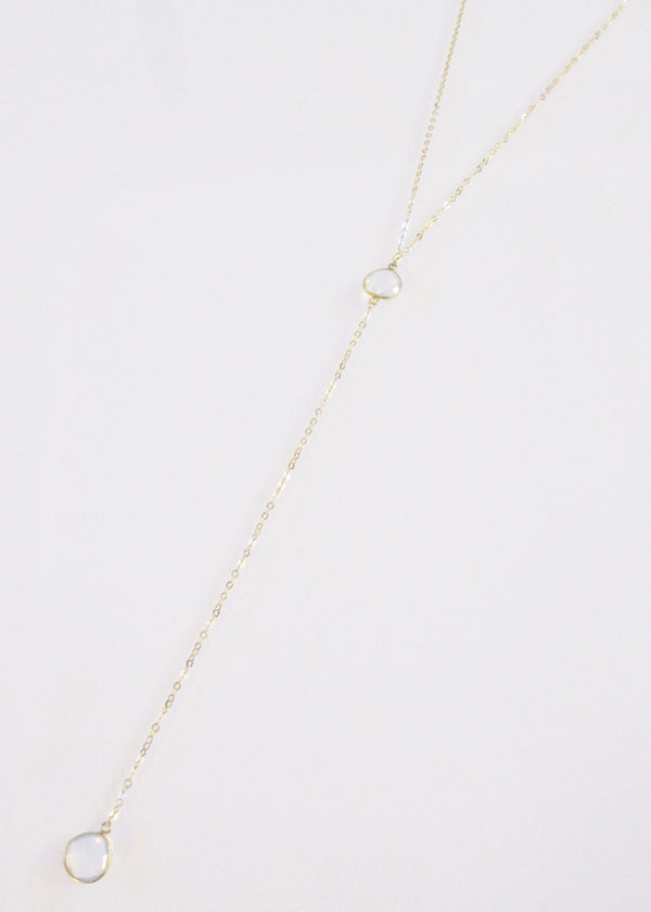 CECELIA Y NECKLACE WHITE OPAL WHOLESALE 1