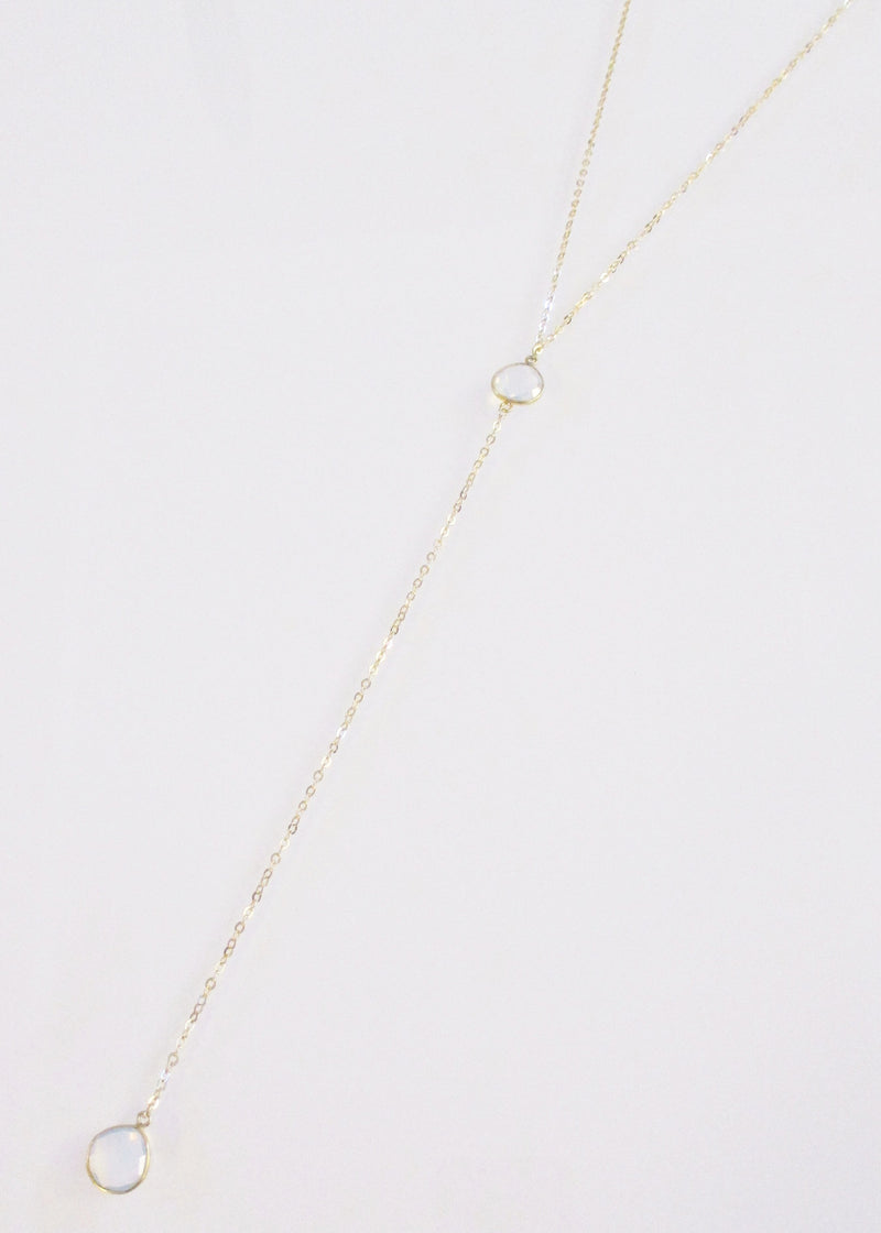 CECELIA Y NECKLACE WHITE OPAL WHOLESALE 1