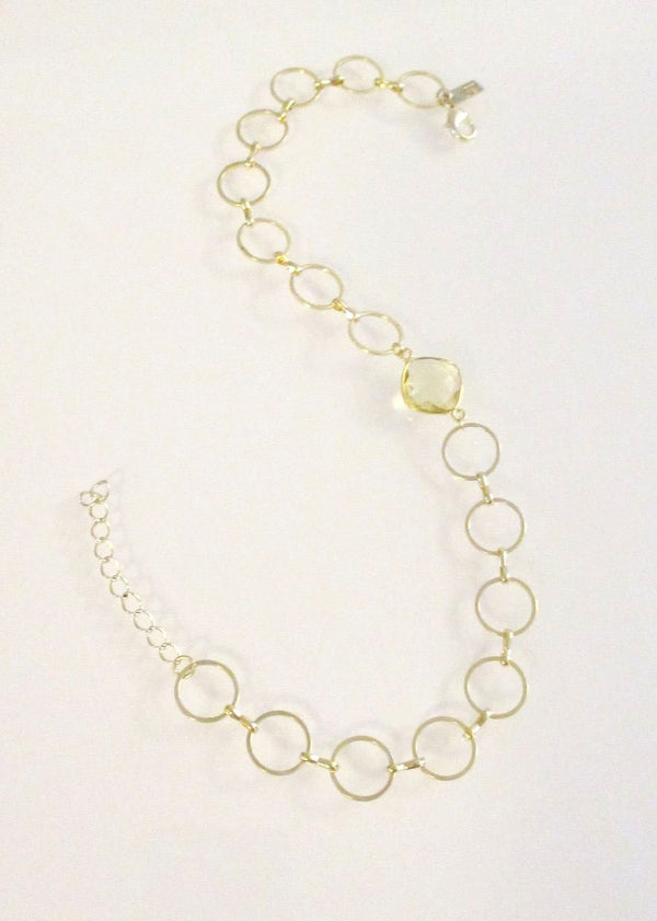 MONTANA CELESTE CHOKER NECKLACE CITRINE LEMON WHOLESALE 1