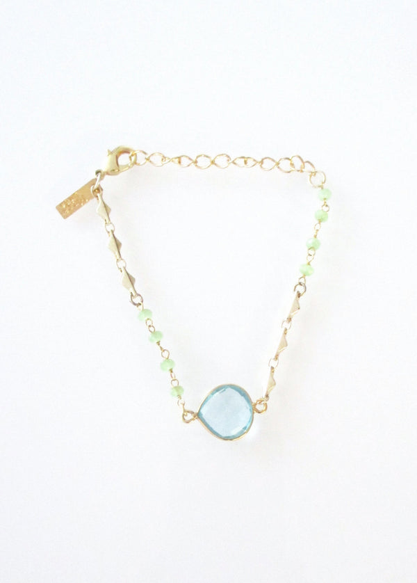 MARISA BRACELET AQUAMARINE WHOLESALE 1