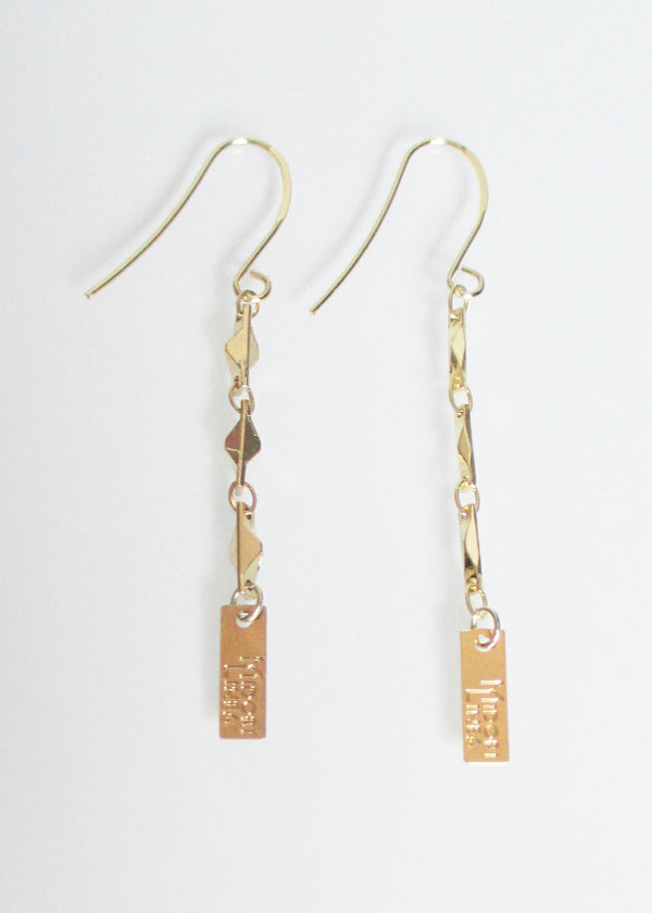 LIVEOUTLOUD ARIANNA TRIPLE LOGO EARRING & LIVEOUTLOUD ANYA TRIPLE LOGO EARRING WHOLESALE