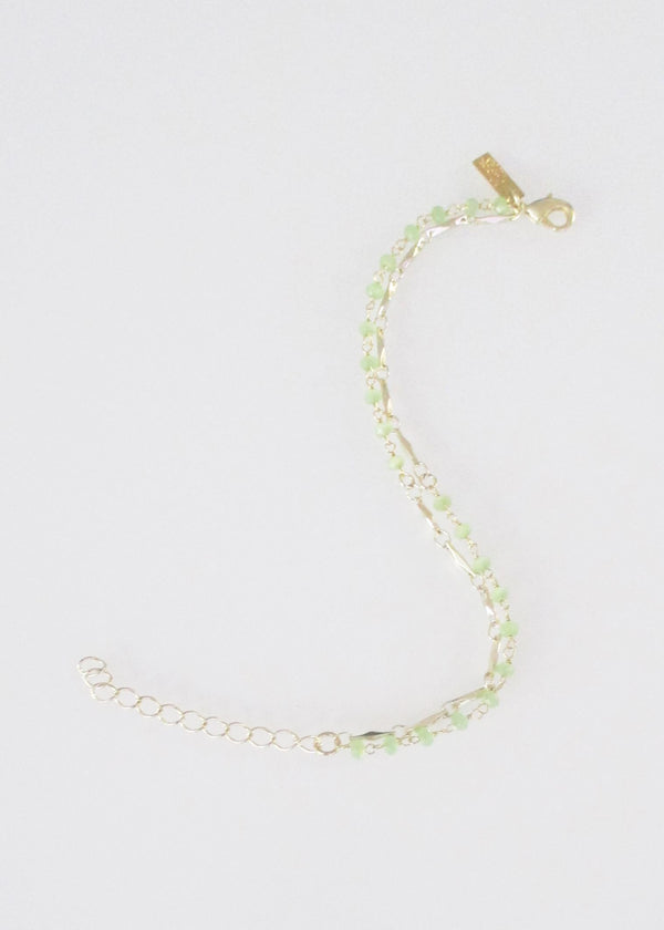 MARNA ANYA COMBO BRACELET GREEN CHALCEDONY WHOLESALE 1