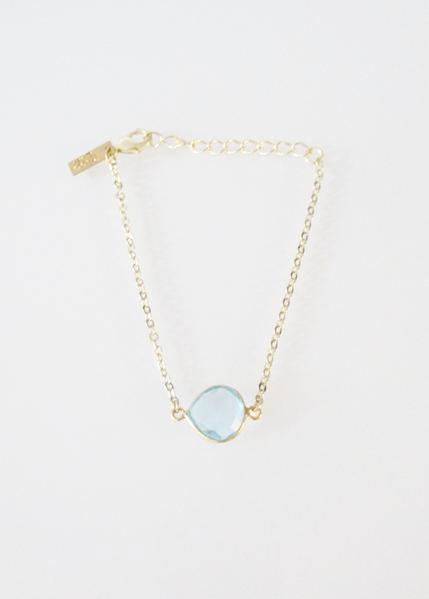 CECELIA BRACELET AQUAMARINE WHOLESALE 1