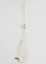 CECELIA DOUBLE WRAP HANDCHAIN GREEN AMETHYST WHOLESALE 1