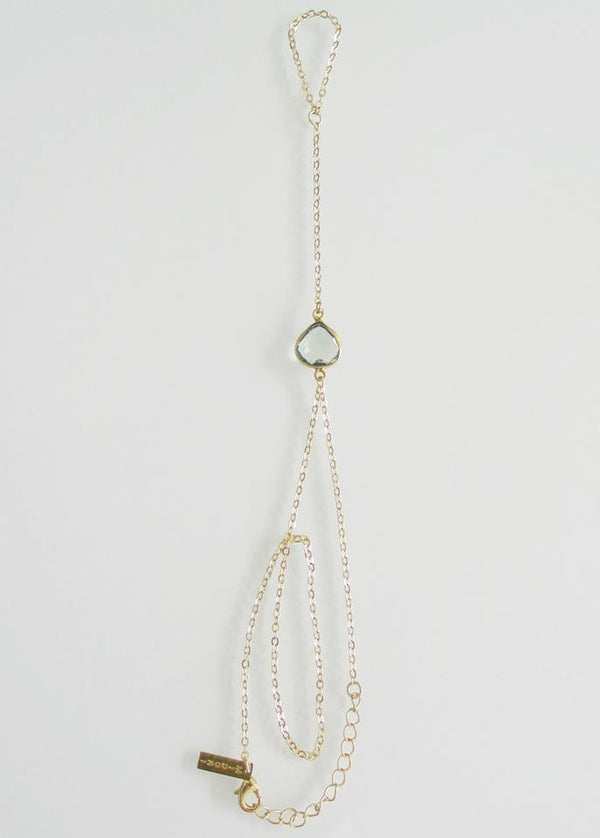 CECELIA DOUBLE WRAP HANDCHAIN GREEN AMETHYST WHOLESALE 1