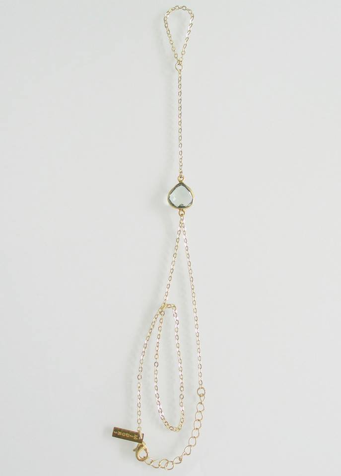 CECELIA DOUBLE WRAP HANDCHAIN GREEN AMETHYST WHOLESALE 1