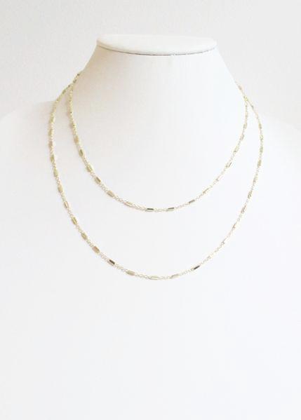 SL KARA DOUBLE TIERED MID LENGTH NECKLACE